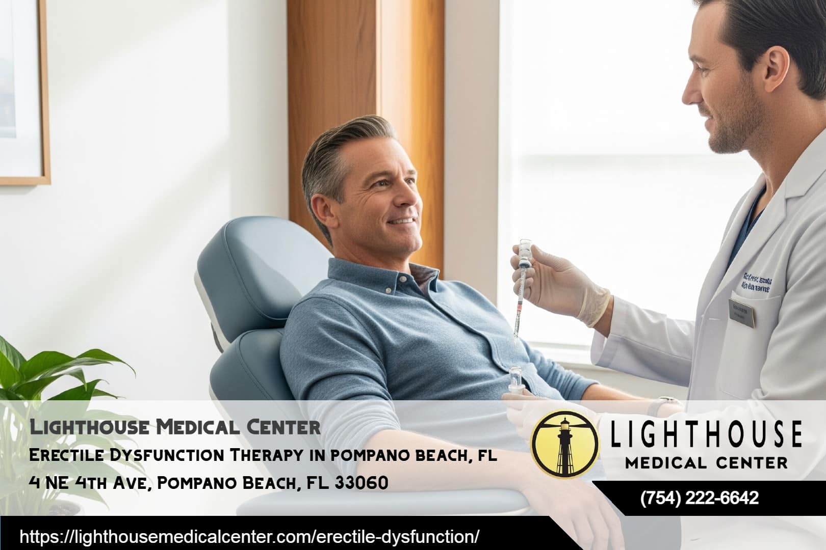 Erectile Dysfunction Therapy in Pompano Beach, FL - Lighthouse Medical Center