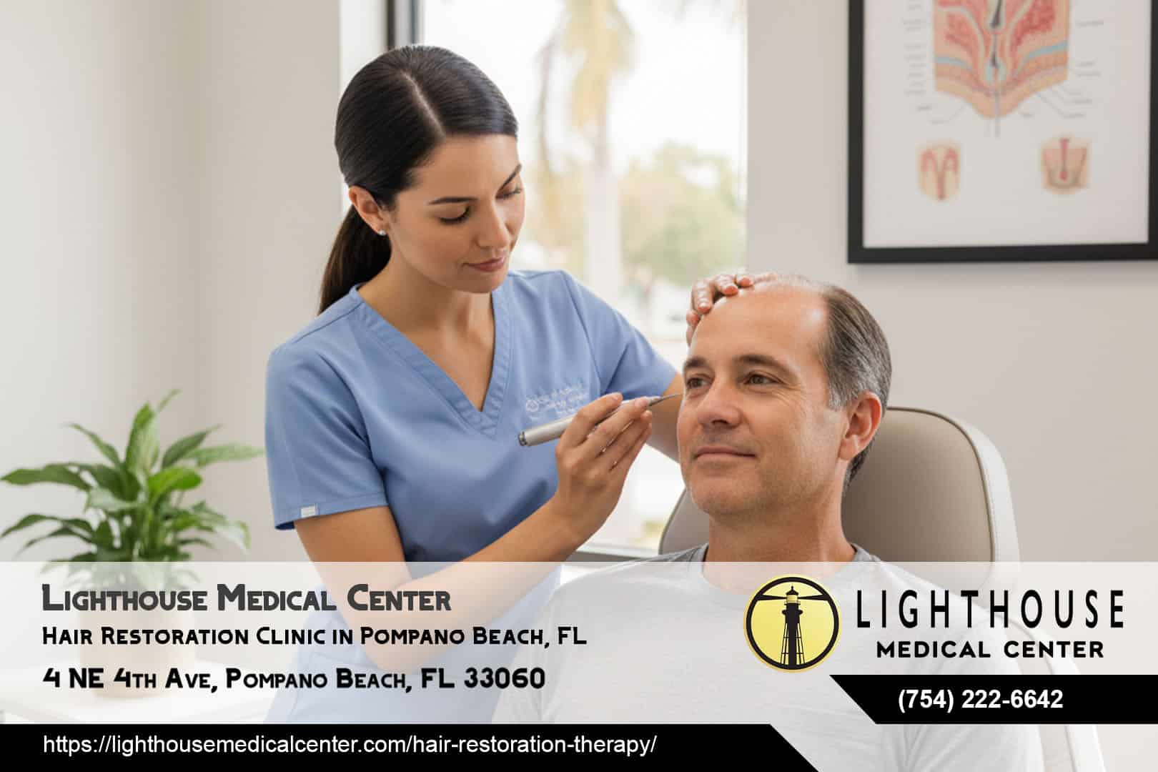 Hair Restoration Clinic in Pompano Beach, FL - Lighthouse Medical Center