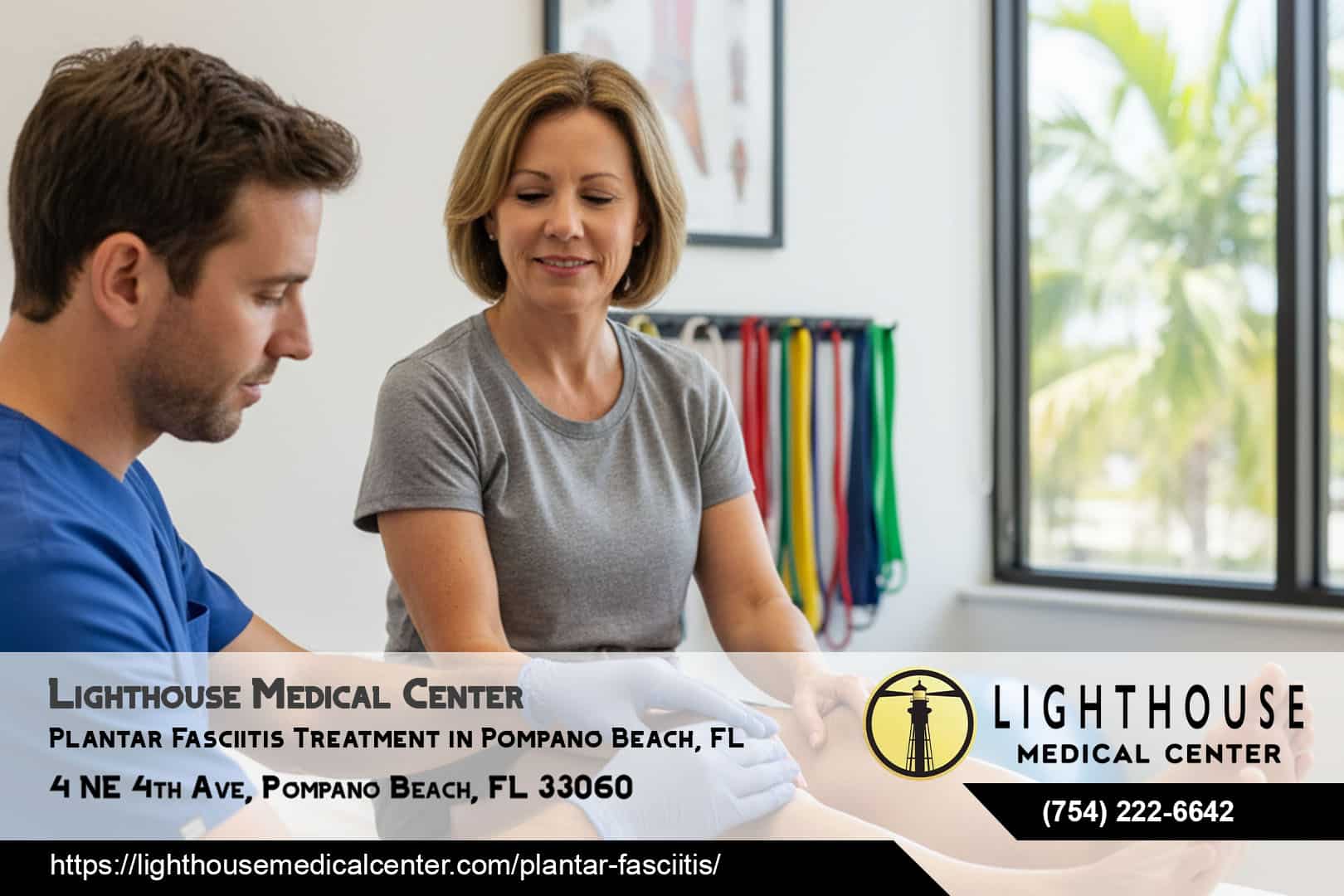 Plantar Fasciitis Treatment in Pompano Beach, FL - Lighthouse Medical Center