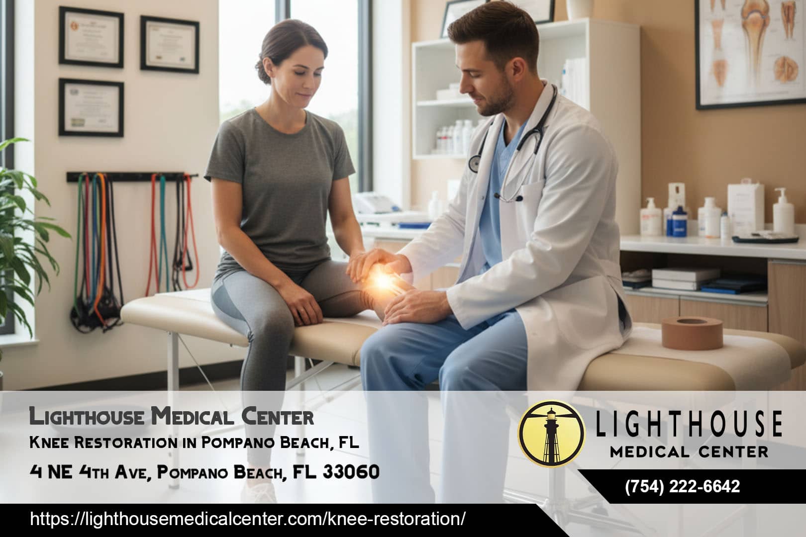 Knee Restoration in Pompano Beach, FL - Lighthouse Medical Center