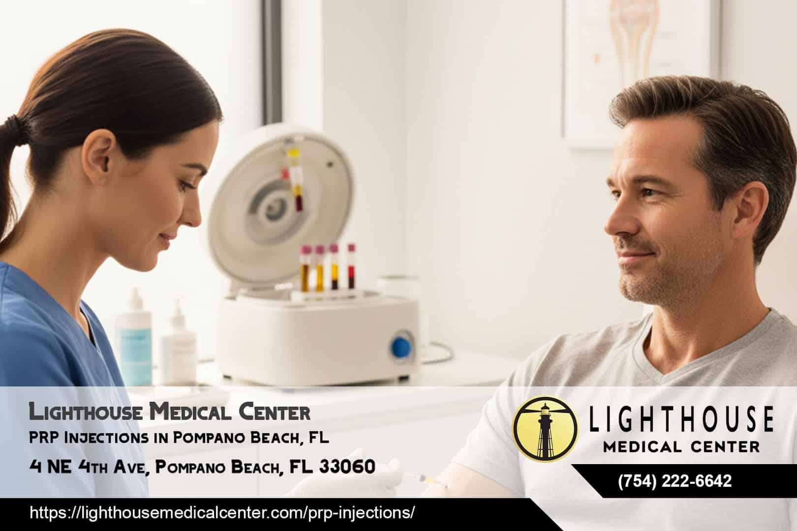 PRP Injections in Pompano Beach, FL - Lighthouse Medical Center