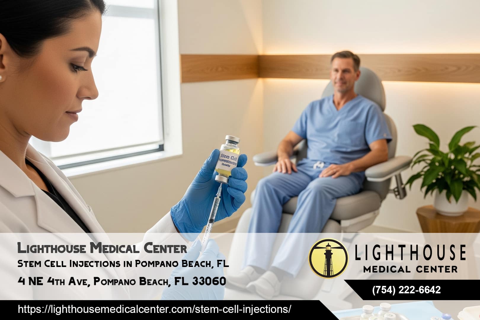 Stem Cell Injections in Pompano Beach, FL - Lighthouse Medical Center