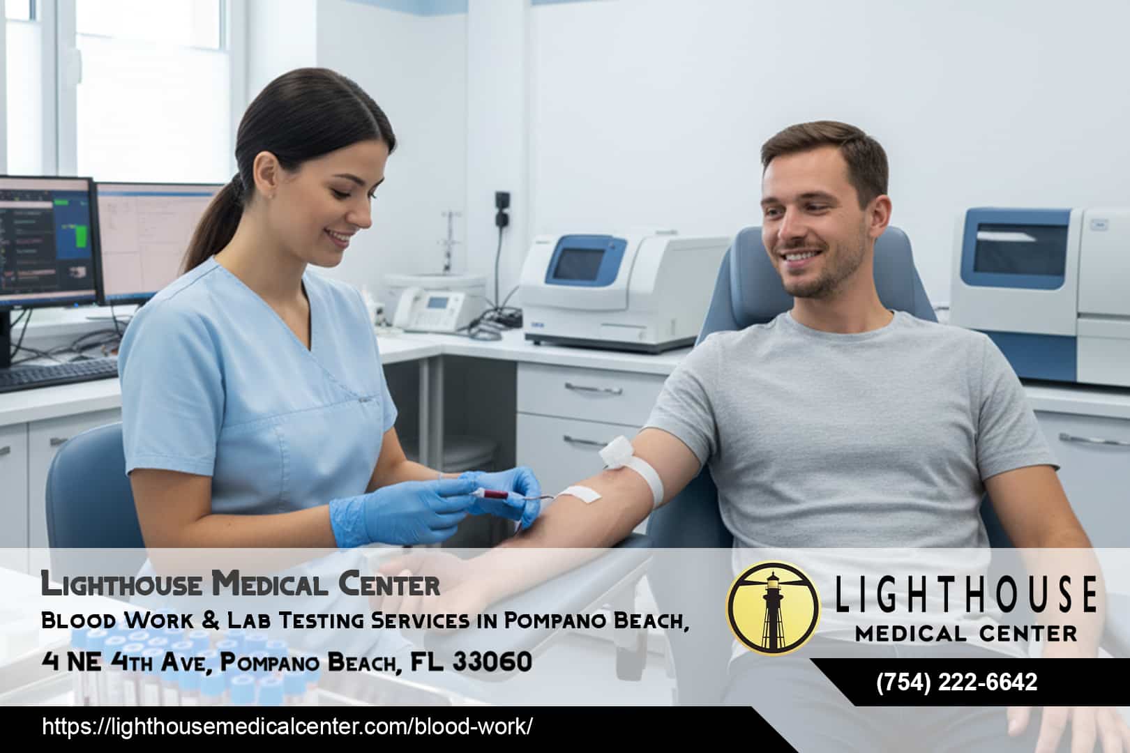 Blood Work & Lab Testing Services in Pompano Beach, FL- Lighthouse Medical Center